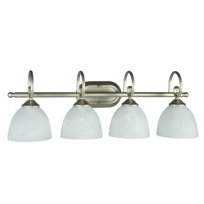 Craftmade Lighting Raleigh 4 - Light Vanity in  Satin Nickel