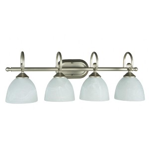 Craftmade Lighting Raleigh 4 - Light Vanity in  Satin Nickel - 1 of 1