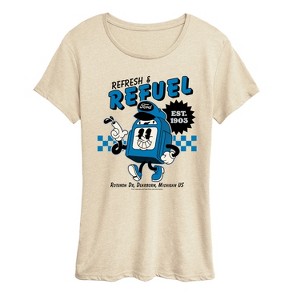 Women's - Ford - Ford Refresh Refuel Short Sleeve Graphic T-Shirt - 1 of 4
