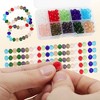 Unique Bargains 8mm Glass Beads for Bracelets for Making Bracelet Making DIY Crafts Assorted Color 300 Pcs - 4 of 4