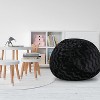 CAVINAS Bean Bag Chair, 5ft Cozy and Stretchable Fabric Lounger, with Easy-Clean Cover, Comfortable Faux Fur Seating, Shredded and Memory Foam - 2 of 4