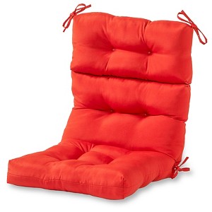 Kensington Garden 24"x22" Outdoor High Back Chair Cushion - 1 of 4