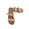 Women's Wo's Twisty Rhinestone Braided Sandals - Very G - 2 of 2