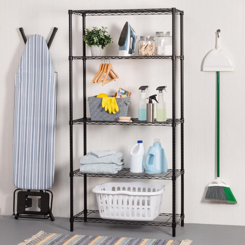 Honey-Can-Do 72 in. H X 14 in. W X 36 in. D Steel Shelving Unit, 5 of 7