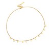 SOHI Women's Gold Gold Plated Minimal Necklace - 2 of 4