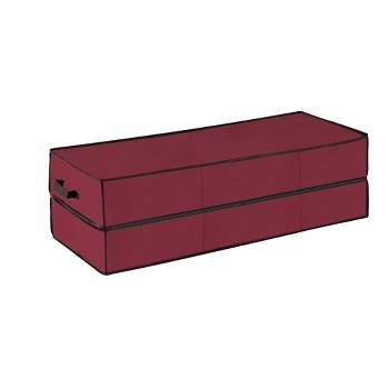 Household Essentials 580RED Wrapping Paper Holder Red with Green