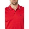 U.S. Polo Assn. Men's Slim Fit Solid Tipped Interlock Polo Shirt - 3 of 3