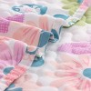 Colorful Butterfly Pattern 3-Piece Comforter Set, King Size – Includes 1 Soft Lightweight Comforter and 2 Matching Pillowcases - 4 of 4