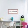 Stupell Industries Let's Play Floral Pattern Floating Frame Canvas Art - 3 of 4