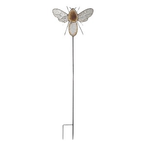 Transpac Metal Bee Garden Stake Colorful Outdoor Decor for Spring Home Decorations Perfect Gift for Garden Lovers - 1 of 1