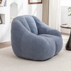 KTMBDW Large Bean Bag Chair for Adults/Kids with Filling, Memory Foam Bean Bag Chairs with Filler, Soft Tufted Fabric, Bean Bag for Living Room - 4 of 4
