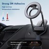 Coverado Black Magnetic Car Phone Holder, MagSafe Car Mount Folding&360° Rotation Magnet Phone Holder for Car, Fit iPhone 12+ - 2 of 4