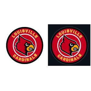 Evergreen Ultra-Thin Edgelight LED Wall Decor, Round, University of Louisville- 23 x 23 Inches Made In USA - 1 of 4