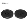 Unique Bargains Resin Craft Snap Round Flat 4-Hole Sewing Buttons 50 Pcs - 3 of 4