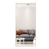 Tempered Mirror 71" X 32" Tall Full Length Mirror With Stand, Gold Wall Mounting Full Body Mirror - 4 of 4