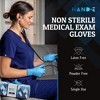 Hand-E Nitrile Exam Gloves, 3 Mil Thickness, Latex & Powder Free, Perfect for Cleaning & Cooking - 1000 Pack - 4 of 4