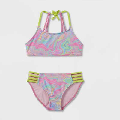 Girls' Tie-Dye 2pc Bikini Set - art class™ 