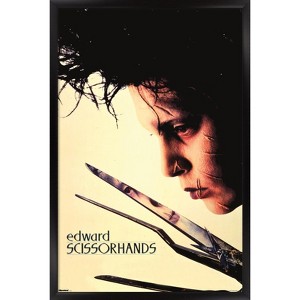 Trends International Edward Scissorhands - Close-Up One Sheet Framed Wall Poster Prints - 1 of 4