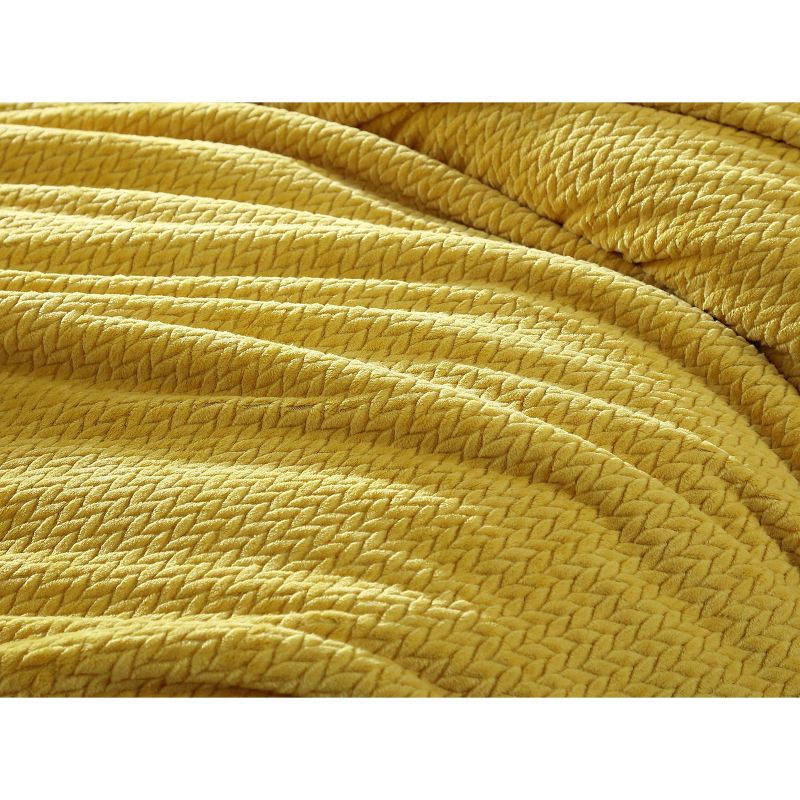 Lele Jacquard Plush Comforter Set - Geneva Home Fashion, 2 of 5