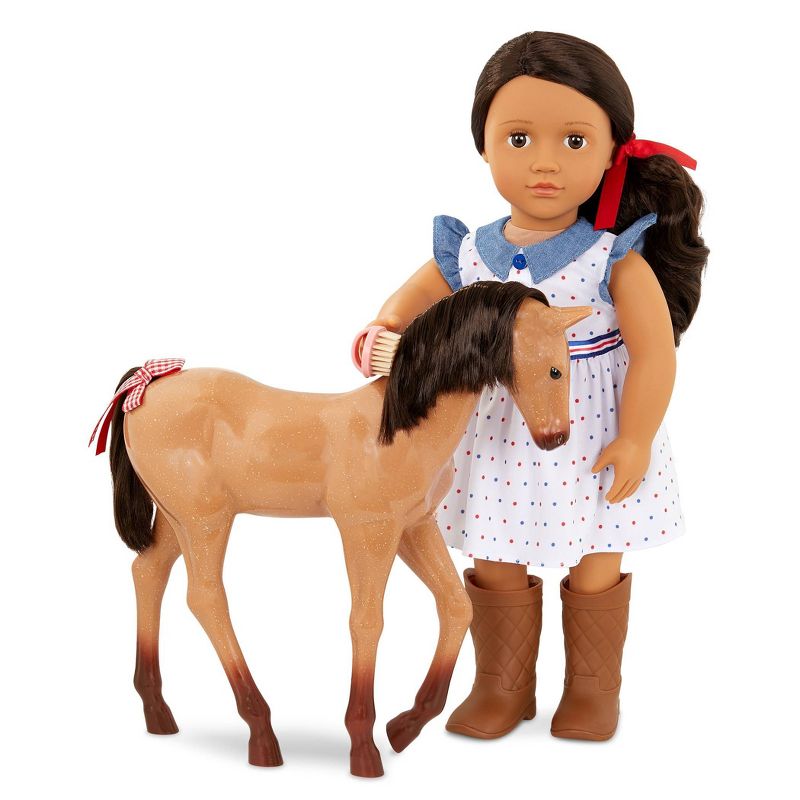 Our Generation Daria with Foal 18&#34; Doll &#38; Horse Set, 3 of 7