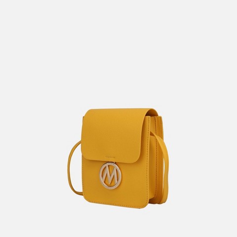 MKF Collection Skylar Vegan Leather Crossbody Bag for Women with Magnetic Closure by Mia K