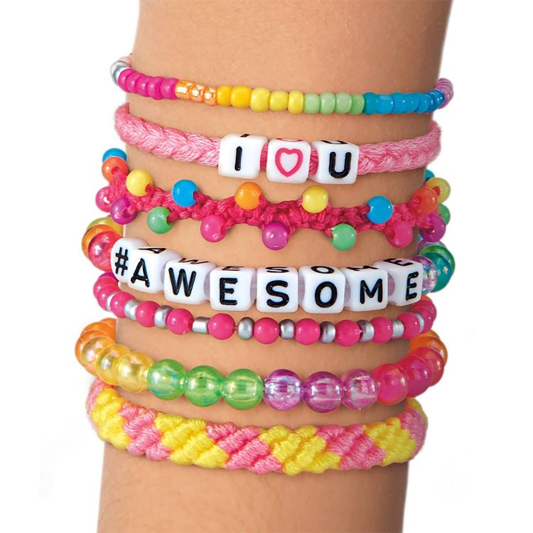 My Look A to Z Jewelry Kit: Creative Thinking Craft, Includes Beads & Elastic Cord, 6 of 8