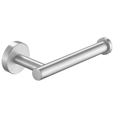 BWE Single Post Toilet Paper Holder Wall Mounted in Brushed Nickel