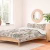 Deny Designs Full/Queen Whimsical Cactus Landscape Duvet Cover and Pillow Sham Set Brown: 300 Thread Count, Woven Polyester - 2 of 4