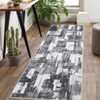 Washable Modern Abstract Living Room Bedroom Area Rugs, Geometric Print Large Throw Carpet for Dining Room - 2 of 4