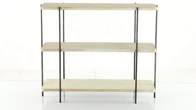 Contemporary Metal Console Table - Olivia &#38; May, 2 of 22, play video