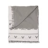 Mickey Mouse & Friends Farmhouse Picnic Blanket White with Gray Accents - 4 of 4