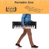 GLARRY 54 Lighted Keys Electric Keyboard Piano for Beginners Portable Music Keyboard Baby with Music Stand, Microphone, Power Supply, Headphone - 2 of 4