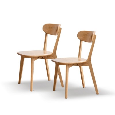 Evelyn Dining Chair Set of 2,Soild Wooden Dining Chair for Living Room,Dining Room-Tanpinhause