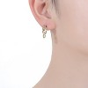 Guili Chic Links 14K Gold Plated Chain Link Drop Earrings, a Modern Statement Piece for a Bold & Sophisticated Look that Complements Any Occasion - 2 of 2