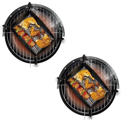 Char-broil 3pc Grilling Topper Set Black : Target