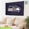 Evergreen Seattle Seahawks 3' x 5' Indoor Outdoor Flag for Home Apartment Dorm Rooms - 2 of 4
