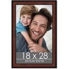 PosterPalooza | Decor Brown Picture Frame - UV Acrylic, Foam Board Backing, Hanging Hardware - 2 of 4