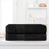 Luxury Cotton Heavyweight Solid Plush Towel Set by Blue Nile Mills - 2 of 4