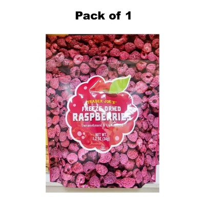 Freeze-Dried Raspberries – Unsweetened & Unsulfured Natural Fruit Snack
