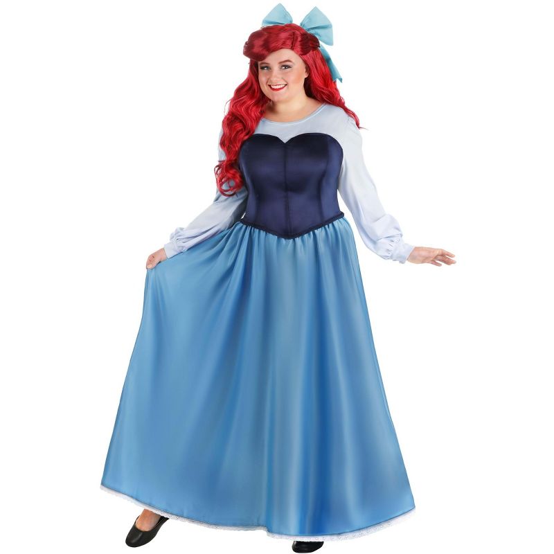 HalloweenCostumes.com The Little Mermaid Womens Plus Size Ariel Dress Costume., 1 of 10