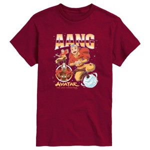 Men's - Avatar: The Last Airbender - Aang Collage Short Sleeve Graphic T-Shirt - 1 of 4