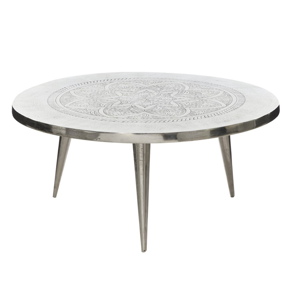 Photos - Coffee Table Aluminum  - Olivia & May