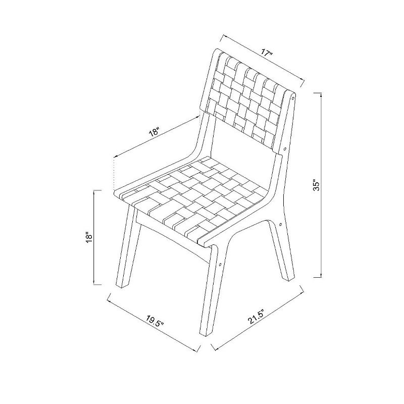 Ceylon Woven Dining Chair - Threshold™, 6 of 14