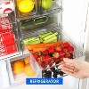 LunaLulinlk Clear Plastic Refrigerator Organizer Bins With Pull-Out Drawer and Dividers, Stackable Plastic Bins For Pantry Organization Storage - 4 of 4