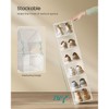 Shoe Boxes, Clear Shoe Organizers, Set of 12, Plastic Shoe Storage with Clear Door, Easy Assembly, up to US Size 11, Transparent White - 3 of 4