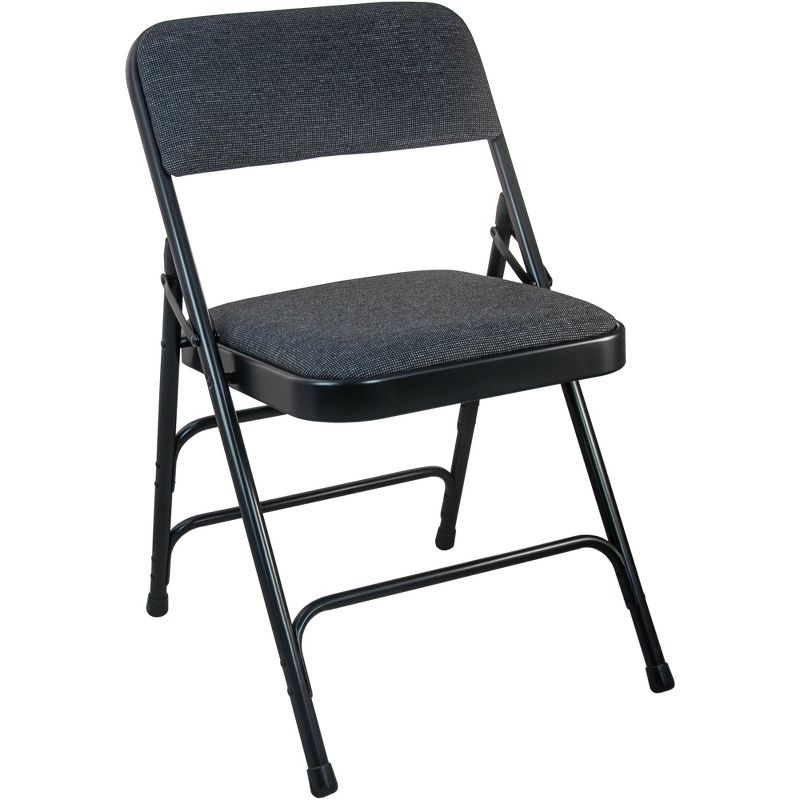 Flash Furniture Advantage Padded Metal Folding Chair - Fabric Seat, 3 of 8