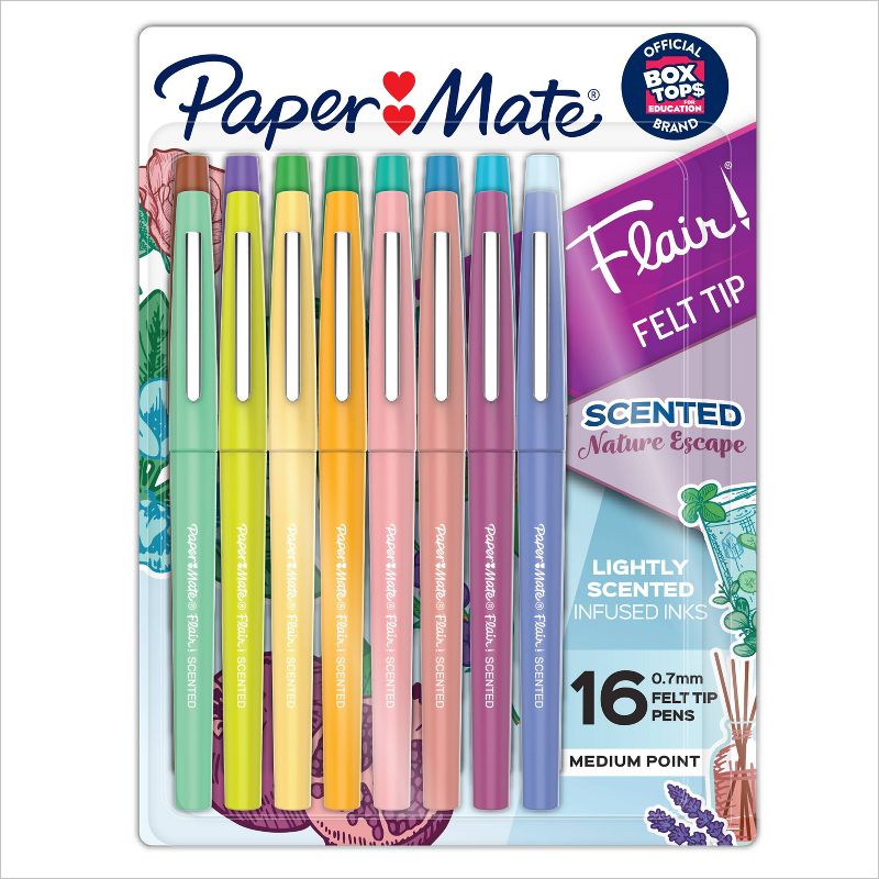 Paper Mate Flair 16pk Pens Multicolored Scented, 1 of 7
