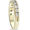 Pompeii3 1/2ct 14K Yellow Gold Channel Set Diamond Wedding Ring - 2 of 4