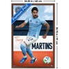 Trends International MLS New York City FC - Thiago Martins 25 Framed Wall Poster Prints - 3 of 4