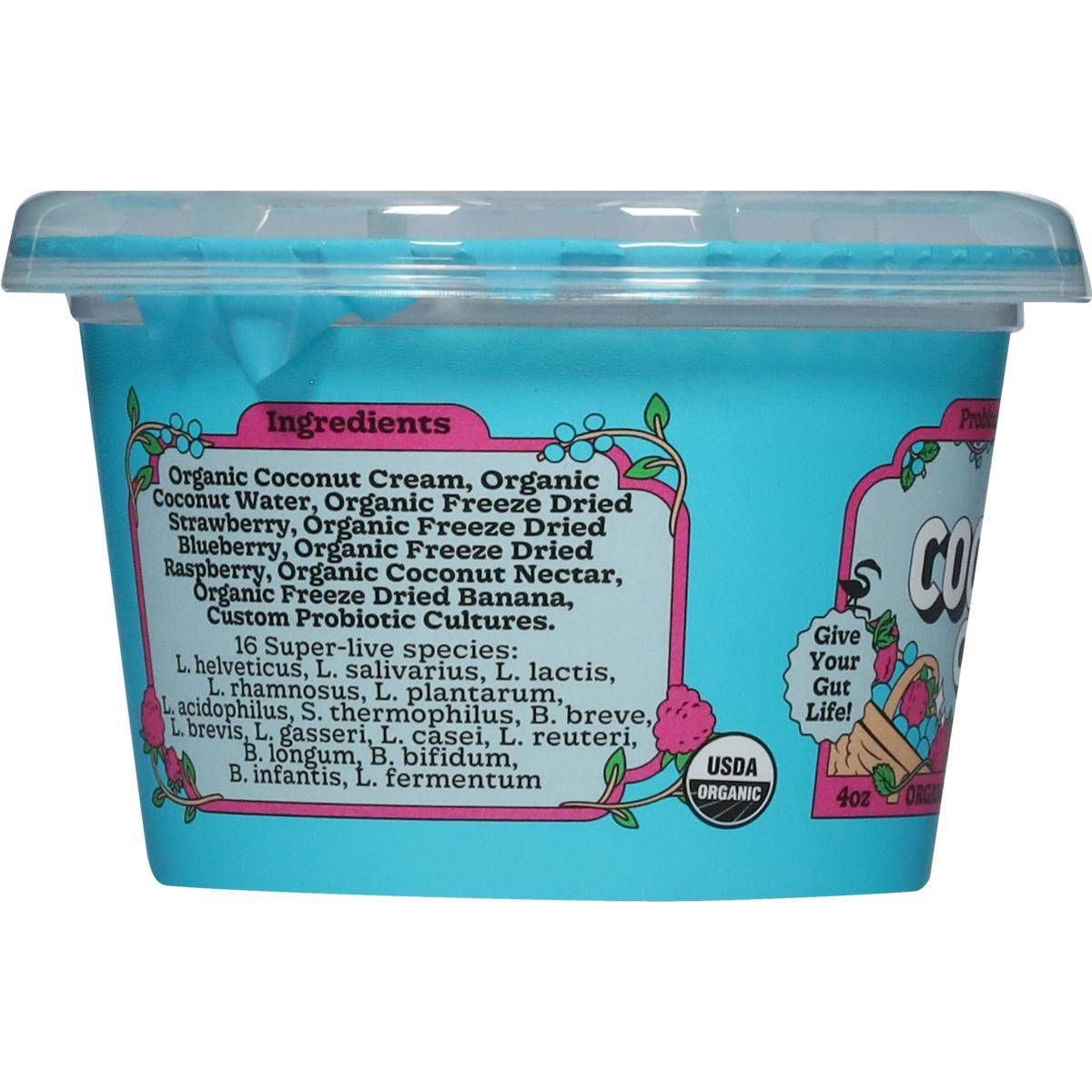 The Coconut Cult Organic Berry Basket Coconut Yogurt - 4oz - thumbnail 2